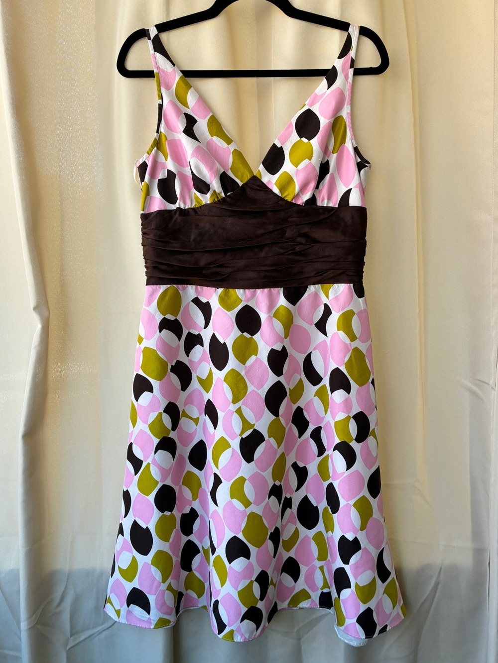 Phoebe Couture 100% Silk Empire Waist Dress